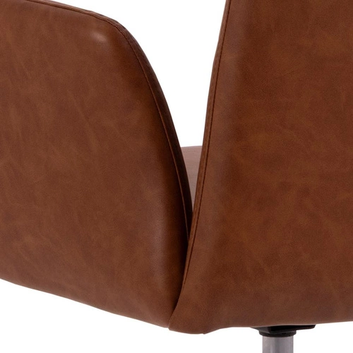 Kancelářské křeslo Naya hnědé PU