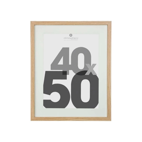 Dřevěný fotorámeček 40x50 cm závěsný nebo stojací skandinávský Atmosphera Wood