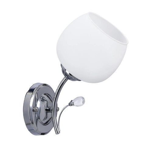 Nástěnné svítidlo Estar lampa chrom 1x40W E27 difuzor bílý