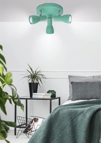 Stropní svítidlo Picardo mátové moderní kovové nastavitelné do obýváku a ložnice