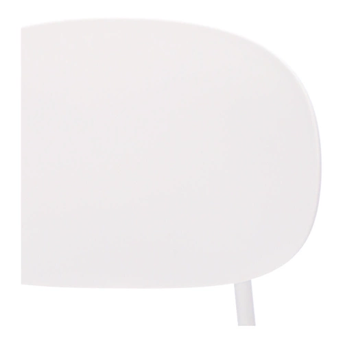 Jídelní židle Nube Intesi bílá plast a kov snadné čištění moderní styl