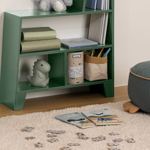 Dětská bezdrátová noční LED lampička Dino Atmosphera zelená moderní 14 cm