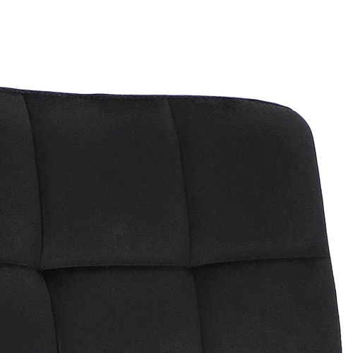 Ergonomická kancelářská židle Cosmo Arm černý samet moderní s područkami otočná