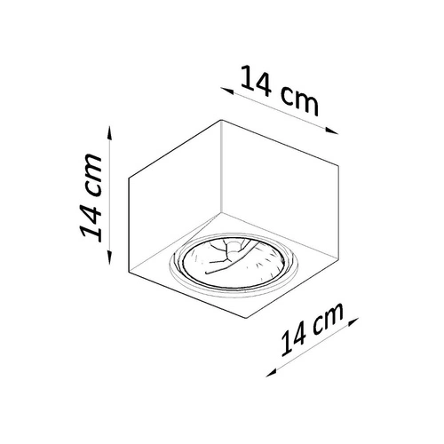 Stropní svítidlo SEIDA bílý keramický moderní do obývacího pokoje, ložnice a kuchyně Sollux