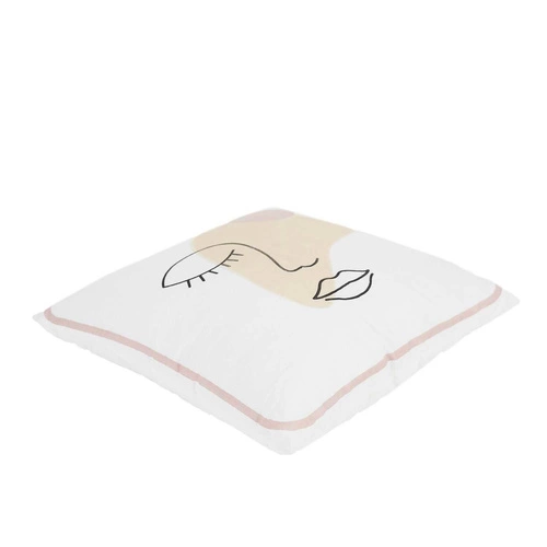 Dekorační polštář Arty pastelová tvář 40x40 moderní do obýváku a ložnice