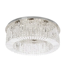 Stropní svítidlo MARANGA stropní svítidlo chrom 10x10W E14 čiré krystaly