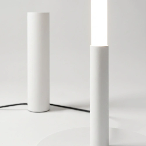 TRANG bílá LED stojací lampa do obývacího pokoje moderní 3000K