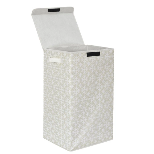 Koš na prádlo 60x35x30cm šedá látka