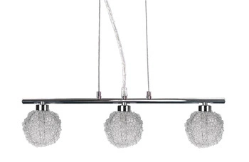 Závěsné svítidlo Wind moderní skleněné 3-bodové chrom do obýváku a nad stůl CANDELLUX