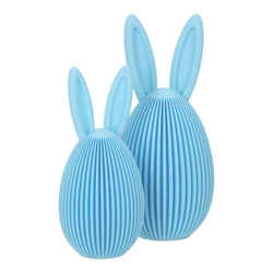 Intesi sada velikonočních modrých vajíček 17 cm dekorace na stůl a okenní parapet