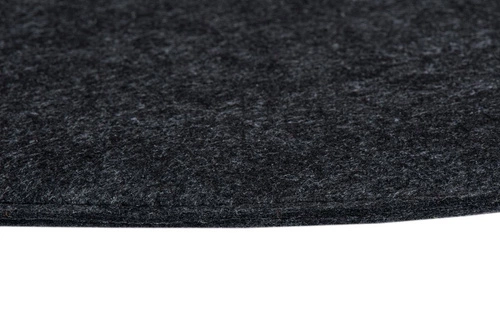 Filcový sedák na židli Intesi Side Chair tmavě šedý do jídelny 36x41