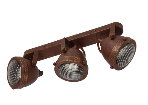 Stropní lampa Frodo 3x40W GU10 rezavá