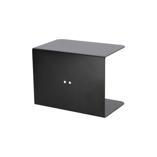 Sada 4 nástěnných polic Liber černý kovový loft na knihy a dekorace do obýváku