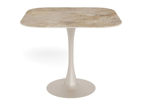 Jídelní stůl Malta Actona čtvercový moderní hnědá keramika 90x90