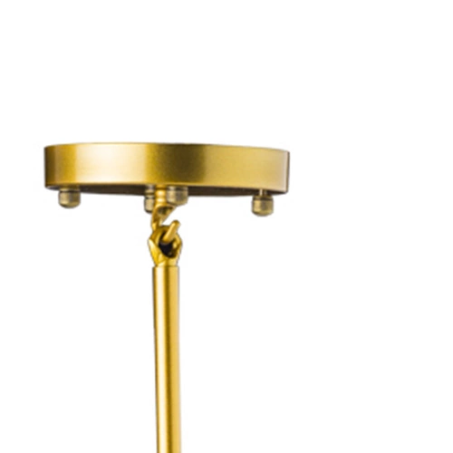 Závěsné svítidlo MODERN ORCHID-6 skleněné zlaté šedé 130 cm nad jídelní stůl do obýváku