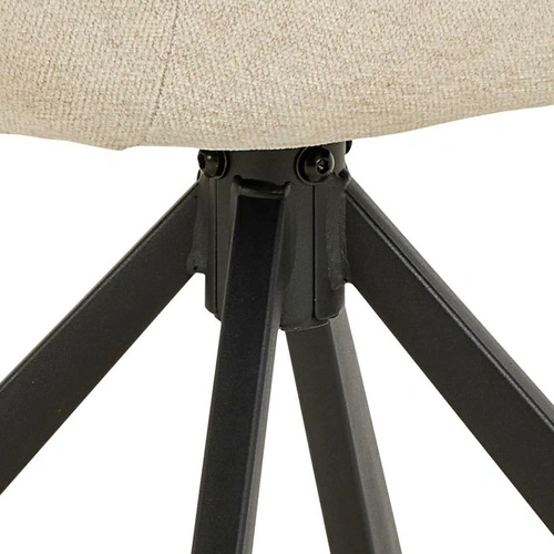 Otočná béžová čalouněná jídelní židle Carlton Actona