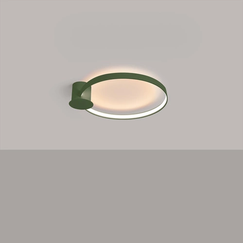 Stropní LED svítidlo RIO 55 moderní kruhové zelené do obýváku a ložnice Thoro