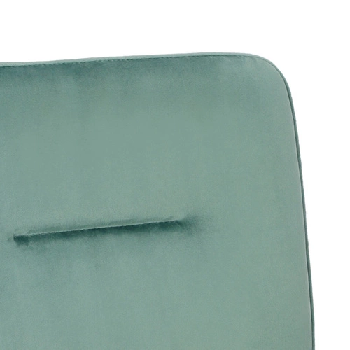 Čalouněná židle Adele Intesi sametová na lyžinách šedá moderní do jídelny a obýváku