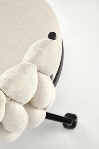 Ergonomická kancelářská židle Natol béžová otočná s nastavitelnou výškou glamour do kanceláře