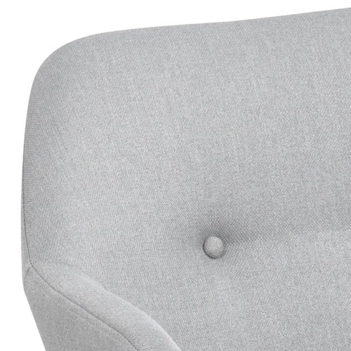 HOUPACÍ KŘESLO EMILIA šedé světlé