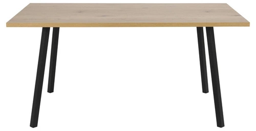 Industriální jídelní stůl Cenny 160x90 cm dub artisan a černé nohy Actona