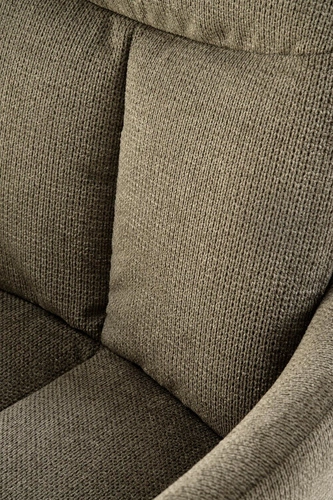 Otočná jídelní židle Bolenge Intesi čalouněná s područkami zelená