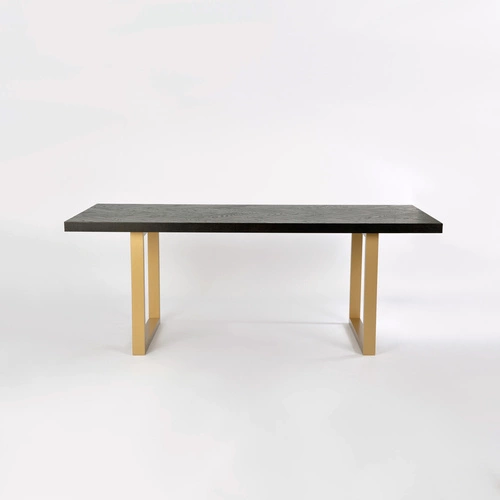 Stůl Arbitre černý/zlatý