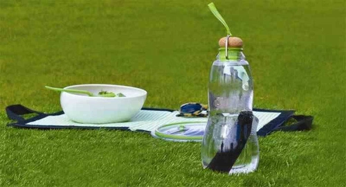  EAU GOOD láhev na vodu modrá BB