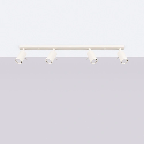 Stropní svítidlo RING 4x béžová moderní do obýváku a ložnice nastavitelná SOLLUX