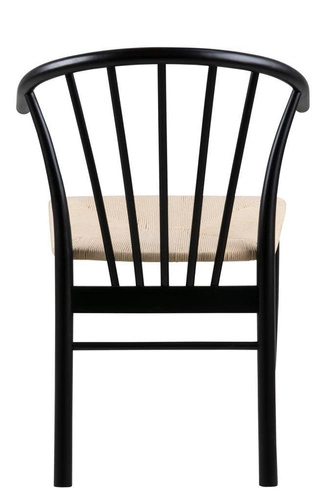 Dřevěná jídelní židle s područkami Cassandra Actona boho skandinávská černá