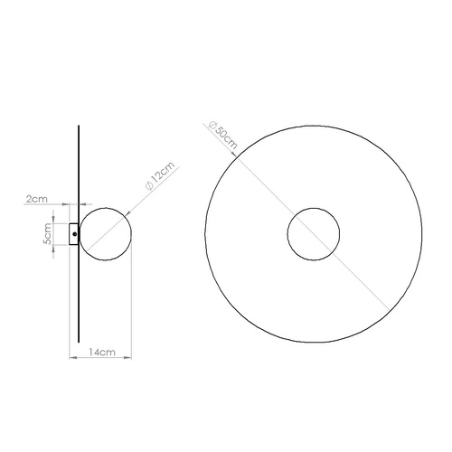 Nástěnné svítidlo AKE 50 béžové industriální do obýváku a ložnice