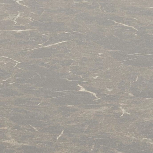 Kulatý jídelní stůl Amble glamour hnědý s černou kovovou podnoží 110 cm Actona