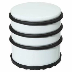 Těžký bílý zarážec dveří 5five simply smart moderní stojací do interiéru i exteriéru