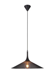 Závěsné svítidlo Kiruna L černé kovové moderní nad jídelní stůl nebo do obývacího pokoje 50 cm