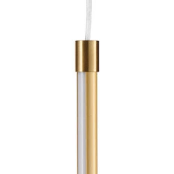 Moderní závěsné LED svítidlo SPARO S zlaté 60 cm do obýváku, kuchyně a jídelny