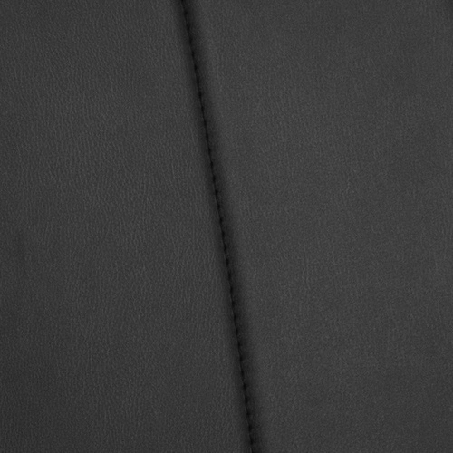 Čalouněná jídelní židle z ekokůže Asama Actona černá, moderní na kovových nohách