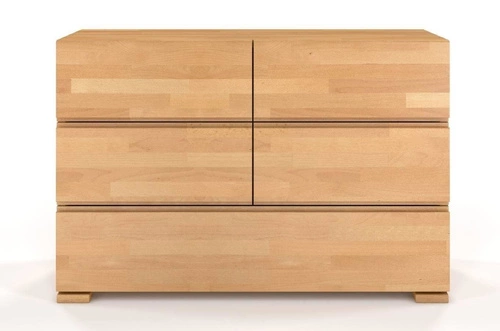 Dřevěná komoda se zásuvkami skandinávská Vestre 120 cm do obýváku a ložnice SKANDICA