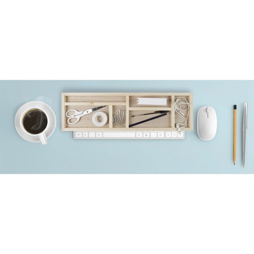 Policový / stolní organizér přírodní       