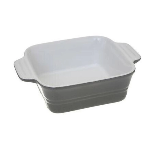 Šedá čtvercová keramická zapékací mísa 17 cm na lasagne 5five simply smart