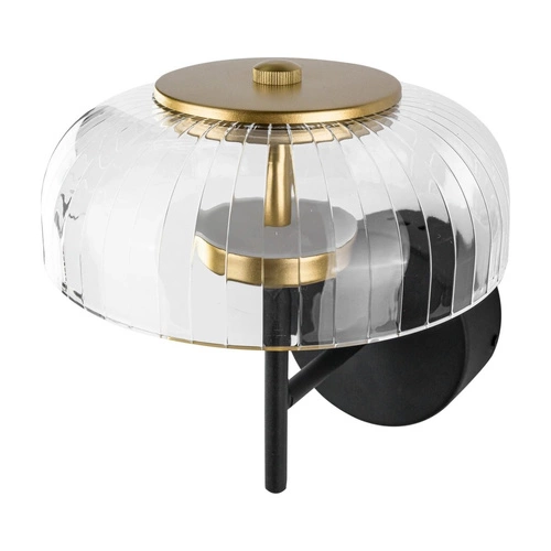 Nástěnné LED svítidlo Vitrum černé moderní do obývacího pokoje a ložnice ALTAVOLA DESIGN