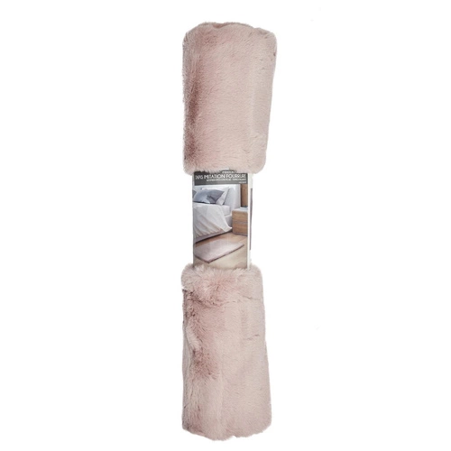 Moderní růžový shaggy koberec Cocoonin 110x60 cm plyšový do ložnice a obývacího pokoje Intesi