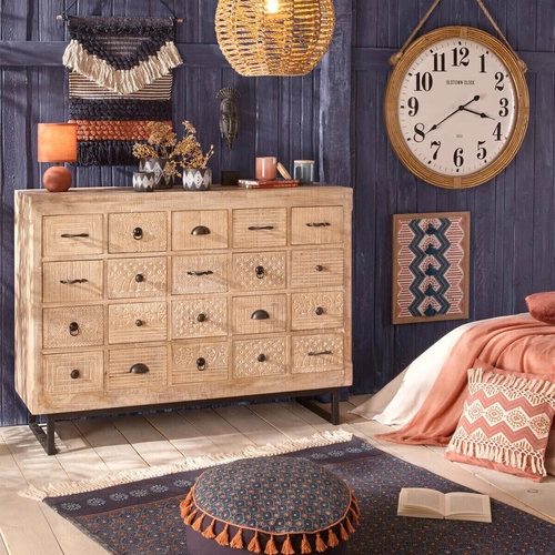 Terakotová noční lampa Timeo