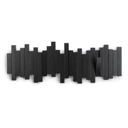 Umbra Sticks Multi moderní nástěnný věšák do předsíně černý 49 cm