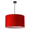 Závěsná lampa Onda 40 1x60W E27 červená