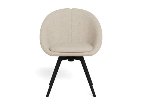 Otočná čalouněná židle Tenna béžová do jídelny a obýváku