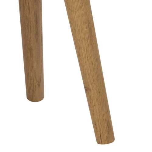 Bílý noční stolek se zásuvkou 40 cm skandinávský Mitra Actona dubové dřevo