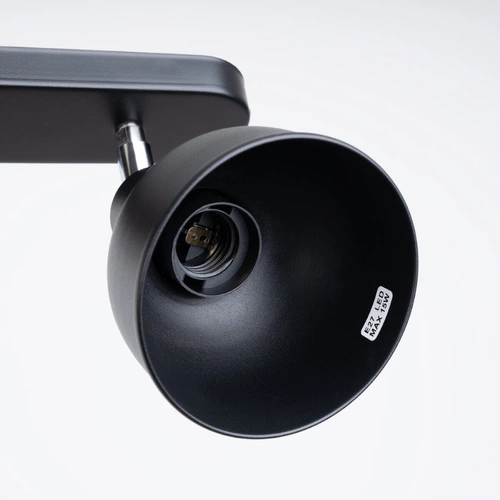 Stropní svítidlo ELBA 2 černé loftové kovové nastavitelné do obýváku a ložnice SOLLUX