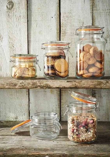 Sklenice 0,07l, Square Clip Top Jar KILNER