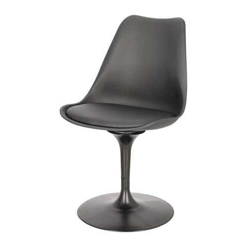 Židle Tulip Basic černý/černý polštář Výprodej