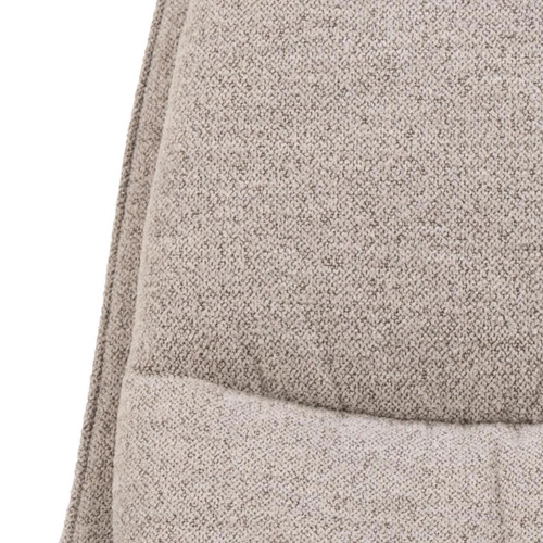 Otočná křeslo Bosley béžové Monza 60 do obýváku moderní s područkami čalouněné